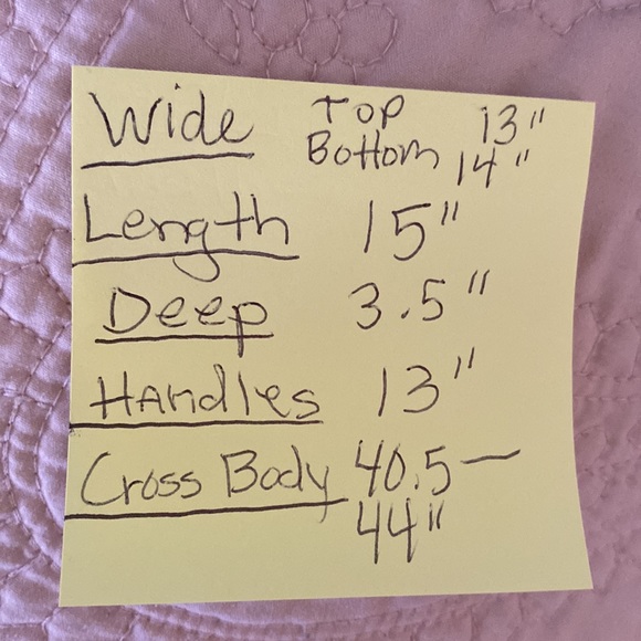 💜SUPER PRETTY large crossbody bag. Joy & Lucca. Gorgeous deep LAVENDER 💜 - Picture 12 of 12